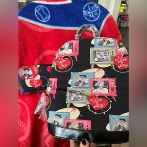 I Love Lucy Backpack and Wallet